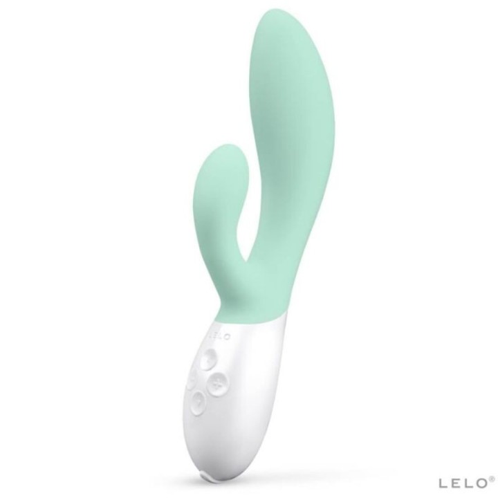 LELO - INA 3 GREEN RABBIT VIBRATOR LUXURY SEAWEED - D-229372 - Teknashop Ltd