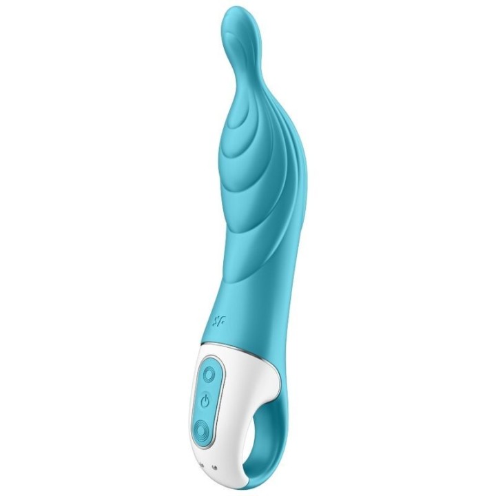 SATISFYER - AMAZING 2 ASPOT VIBRATOR TURQUOISE - D-231034 - Teknashop Ltd