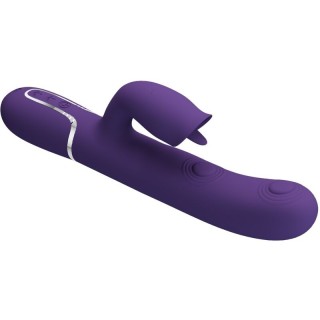 PRETTY LOVE - RABBIT VIBRATOR WITH LICKING PURPLE - D-238296 - Teknashop Ltd