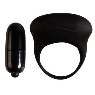PRETTY LOVE - BERTRAM BLACK VIBRATOR RING - D-205205 - Teknashop Ltd