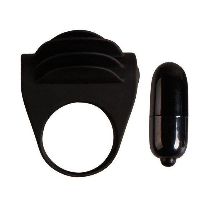 PRETTY LOVE - CHESTER BLACK VIBRATOR RING - D-205206 - Teknashop Ltd