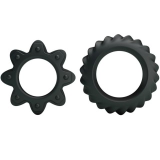 BAILE - KIT 2 RING FLOWERING SILICONE RINGS - D-213045 - Teknashop Ltd