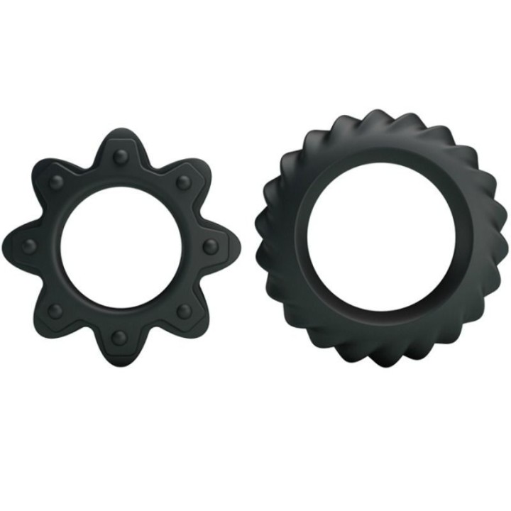 BAILE - KIT 2 RING FLOWERING SILICONE RINGS - D-213045 - Teknashop Ltd