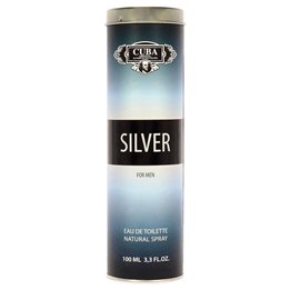Cuba, Silver, Eau De Toilette, For Men, 100 ml - Teknashop Ltd