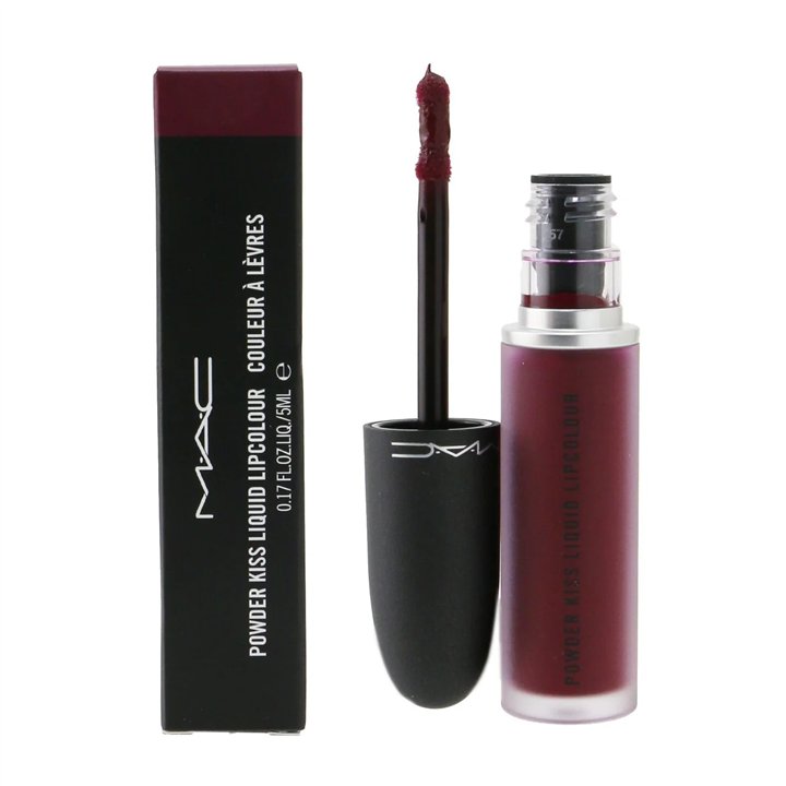 MAC, Powder Kiss, Matte, Liquid Lipstick, 983, Burning Love, 5 ml - Teknashop Ltd