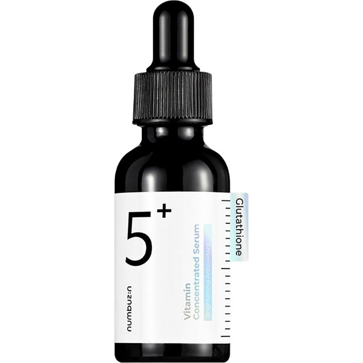 Numbuzin, No. 5+ Vitamin Concentrated, Brightening, Serum, For Face, 30 ml - Teknashop Ltd