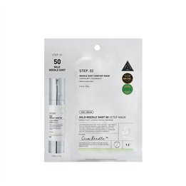 VT Cosmetics, Reedle Shot 50 2 Step Mild, Strengthening, Sheet Mask, For Face, 21.5 g - Teknashop Ltd