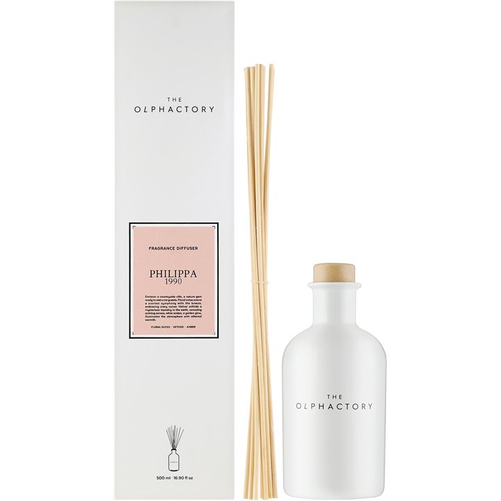 The Olphactory, Philippa 1990, Fragrance Sticks, Aroma Reed Diffuser, 500 ml - Teknashop Ltd