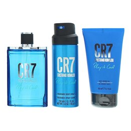 Set Cristiano Ronaldo: CR7 Play It Cool, Eau De Toilette, For Men, 100 ml + CR7 Play It Cool, Scented Spray, For Men, 150 ml + C