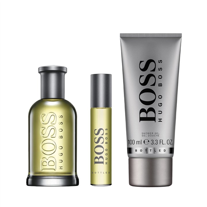 Set Hugo Boss: Boss Bottled, Eau De Toilette, For Men, 100 ml + Boss Bottled, Eau De Toilette, For Men, 10 ml + Boss Bottled, Cl
