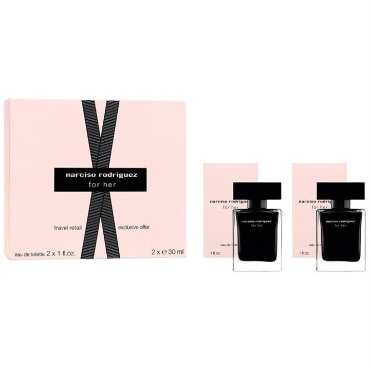 Set Duo, Narciso Rodriguez, For Her, Eau De Toilette, For Women, 2 pcs, 30 ml - Teknashop Ltd