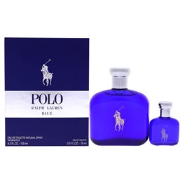 Set Ralph Lauren: Polo Blue, Eau De Toilette, For Men, 125 ml + Polo Blue, Eau De Toilette, For Men, 15 ml *Miniature - Teknasho