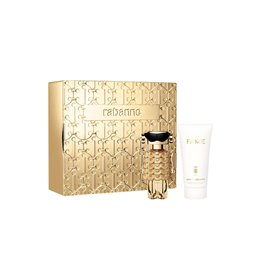 Set Paco Rabanne: Fame Intense, Eau De Parfum, For Women, 50 ml + Fame Intense, Hydrating, Body Lotion, 75 ml - Teknashop Ltd