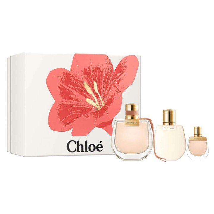 Set Chloe: Nomade, Eau De Parfum, For Women, 75 ml + Nomade, Eau De Parfum, For Women, 5 ml *Miniature + Nomade, Body Lotion, Al