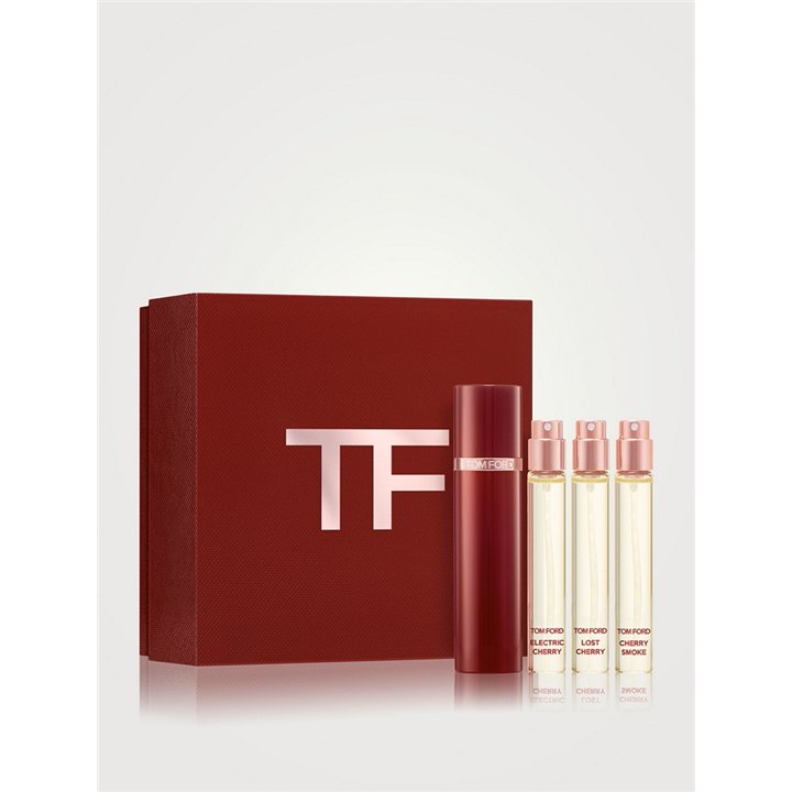Set Tom Ford: Cherry Smoke, Eau De Parfum, For Women, 10 ml + Electric Cherry, Eau De Parfum, For Women, 10 ml + Lost Cherry, Ea