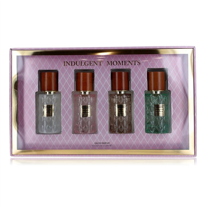 Set Indulgent Moments: Cashmere & Vanilla, Eau De Parfum, For Women, 15 ml + Pink Peony & Water Lotus, Eau De Parfum, For Women,