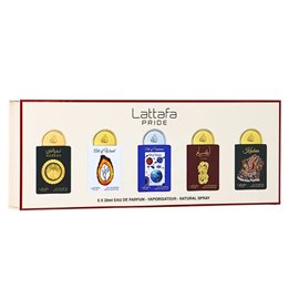 Set Lattafa: Nebras, Eau De Parfum, For Women, 20 ml + Art Of Wood, Eau De Parfum, For Women, 20 ml + Art Of Universe, Eau De Pa