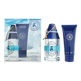 Set Caribbean Joe: Island Supply Turquoise Waters, Eau De Toilette, For Men, 125 ml + Island Supply Turquoise Waters, Shower Gel