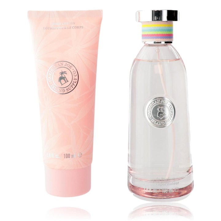 Set Caribbean Joe: Island Supply Paradise Isle, Eau De Parfum, For Women, 100 ml + Island Supply Paradise Isle, Hydrating, Body 
