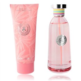 Set Caribbean Joe: Island Supply Tropical Haven, Eau De Parfum, For Women, 100 ml + Island Supply Tropical Haven, Hydrating, Bod