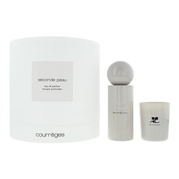 Set Courreges: Seconde Peau, Eau De Parfum, Unisex, 100 ml + Seconde Peau, Scented Candle, 75 g - Teknashop Ltd