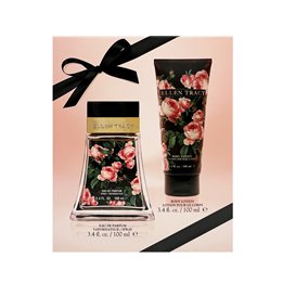 Set Ellen Tracy: Courageous, Hydrating, Body Lotion, 100 ml + Courageous, Eau De Parfum, For Women, 100 ml - Teknashop Ltd