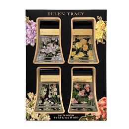 Set Ellen Tracy: Courageous, Eau De Parfum, For Women, 15 ml + Radiant, Eau De Parfum, For Women, 15 ml + Confident, Eau De Parf