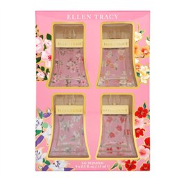 Set Ellen Tracy: Sparkling, Eau De Parfum, For Women, 15 ml + Bloom, Eau De Parfum, For Women, 15 ml + Dashing, Eau De Parfum, F