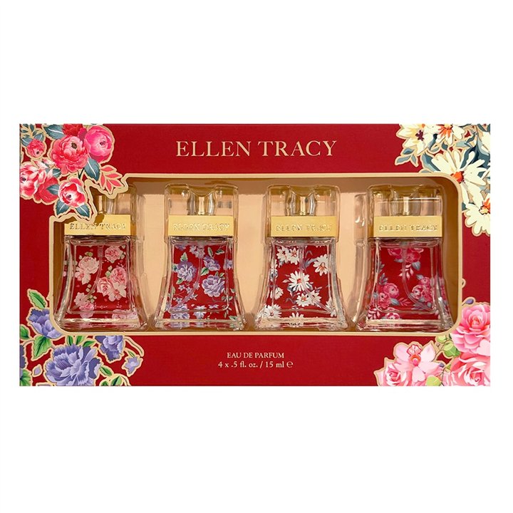 Set Ellen Tracy: Sensational, Eau De Parfum, For Women, 15 ml + Brilliant, Eau De Parfum, For Women, 15 ml + Dazzling, Eau De Pa