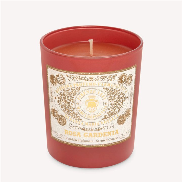 Santa Maria Novella, Rosa Gardenia, Scented Candle, 250 g - Teknashop Ltd