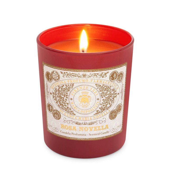 Santa Maria Novella, Rosa Novella, Scented Candle, 250 g - Teknashop Ltd