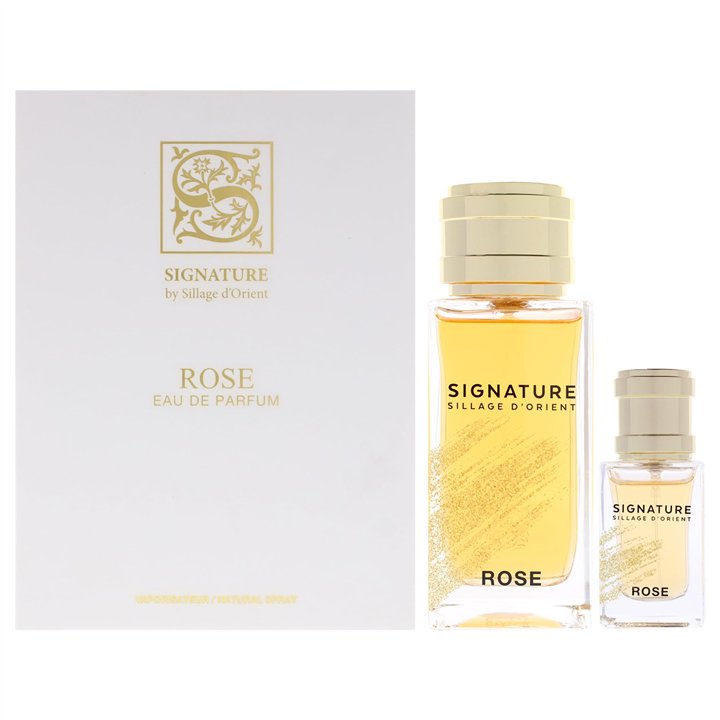 Set Signature Sillage D'Orient: Rose, Eau De Parfum, Unisex, 100 ml + Rose, Eau De Parfum, Unisex, 15 ml - Teknashop Ltd
