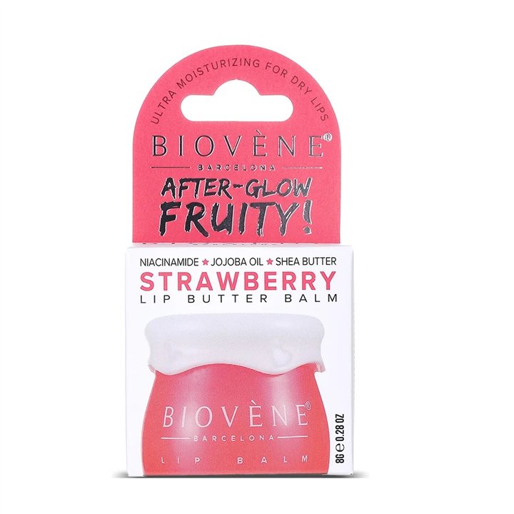Biovene, Strawberry + Niacinamide, Lip Balm, 8 g - Teknashop Ltd