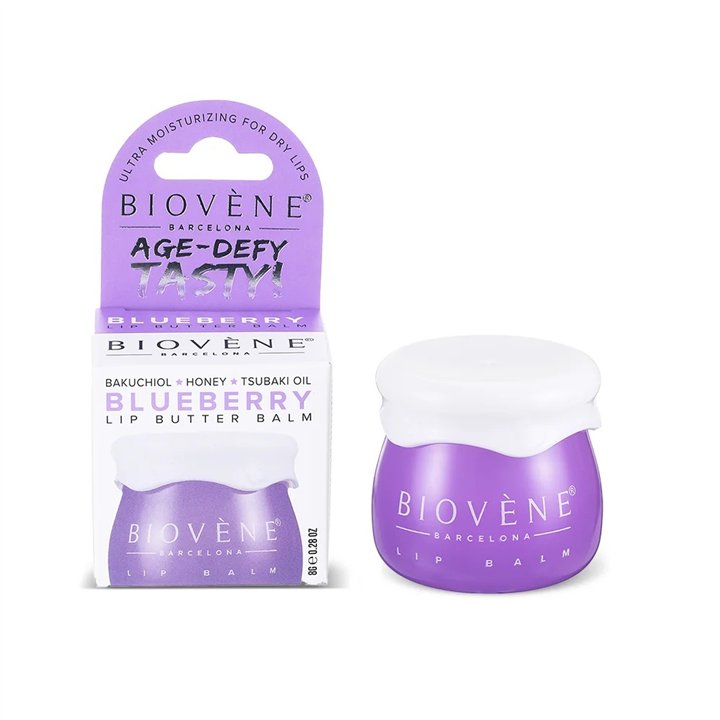 Biovene, Blueberry + Bakuchiol, Lip Balm, 8 g - Teknashop Ltd