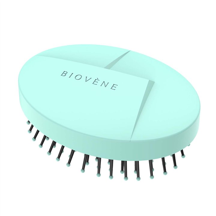 Biovene, The Conscious, Compact, Hair Brush, Mint Green, Detangling - Teknashop Ltd