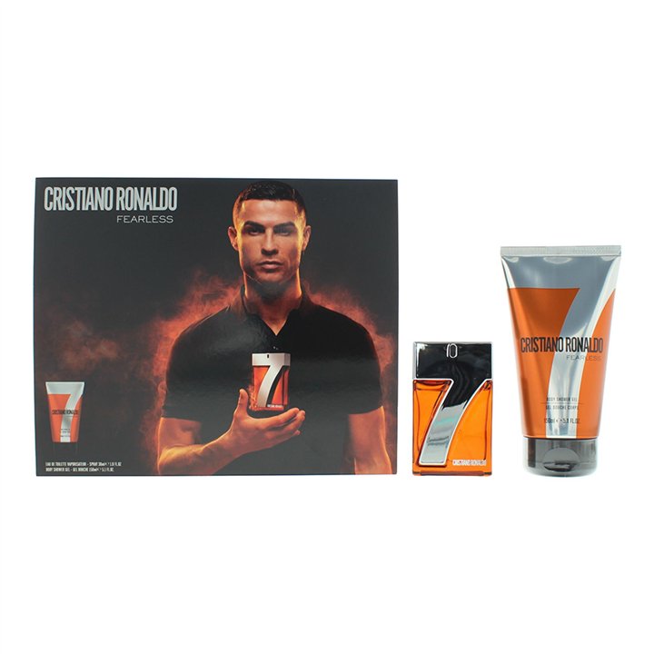 Set Cristiano Ronaldo: CR7 Fearless, Eau De Toilette, For Men, 30 ml + CR7 Fearless, Shower Gel, For All Skin Types, 150 ml - Te