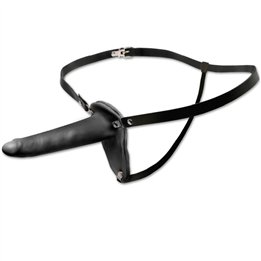 FETISH FANTASY SERIES - LEATHER STRAP-ON - PD3925-01 - Teknashop Ltd