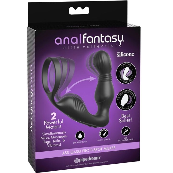 ANAL FANTASY ELITE COLLECTION - VIBRATING & RECHARGEABLE PROSTATE MASSAGER - D-236562 - Teknashop Ltd