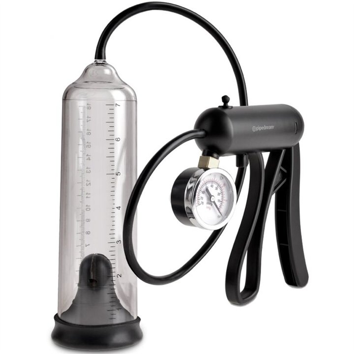 PUMP WORX - PRO-GAUGE POWER PUMP TRANSPARENT - D-236495 - Teknashop Ltd