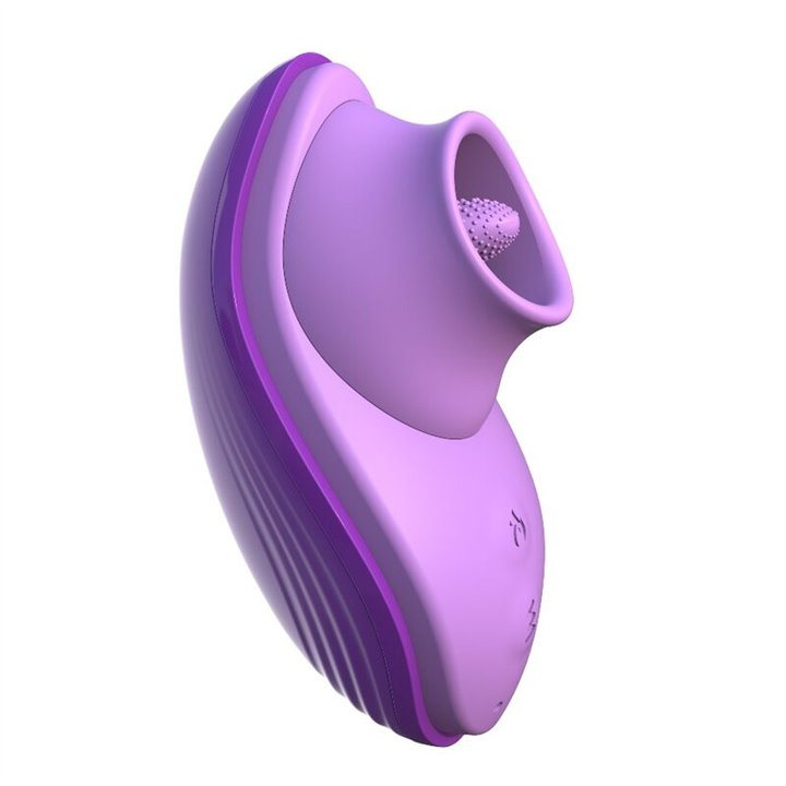 FANTASY FOR HER - HER SILICONE FUN TONGUE PURPLE - PD4956-12 - Teknashop Ltd