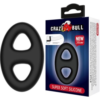 CRAZY BULL - DOUBLE OVAL SILICONE RING - D-218746 - Teknashop Ltd