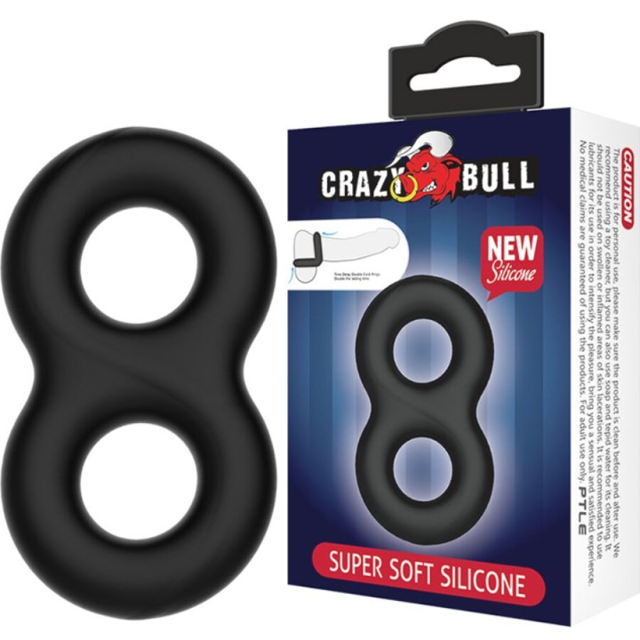CRAZY BULL - DOUBLE INFINITY SILICONE RING - D-218747 - Teknashop Ltd