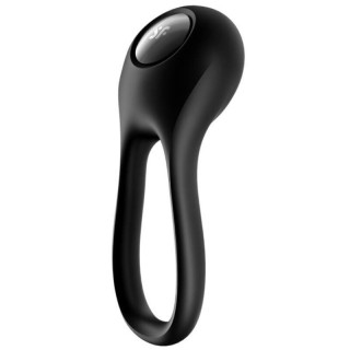 SATISFYER - MAJESTIC DUO RING VIBRATOR BLACK - D-230151 - Teknashop Ltd