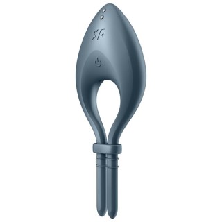 SATISFYER - BULLSEYE RING VIBRATOR APP GREY - D-231030 - Teknashop Ltd