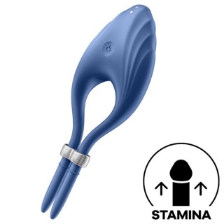 SATISFYER - DUELIST RING VIBRATOR BLUE - D-231897 - Teknashop Ltd