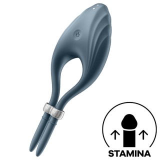 SATISFYER - DUELIST RING VIBRATOR GREY - D-231898 - Teknashop Ltd