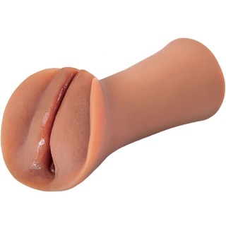 FETISH FANTASY EXTREME - SLIPPERY SLIT STROKER SILICONE CARAMEL - D-236658 - Teknashop Ltd