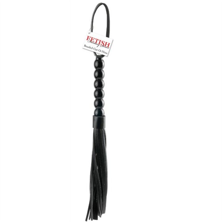 FETISH FANTASY SERIES - SERIES BEADED CAT-O-NINE TAILS - PD3703-00 - Teknashop Ltd