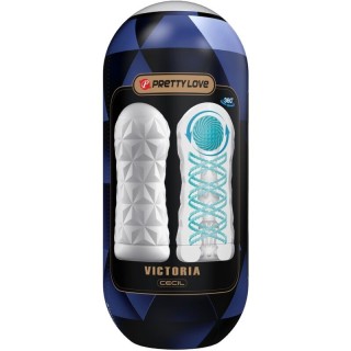PRETTY LOVE - VICTORIA CECIL MASTURBATOR WHITE - D-238737 - Teknashop Ltd