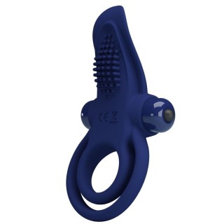 PRETTY LOVE - BRONSON DOUBLE RING WITH VIBRATION BLUE - D-239896 - Teknashop Ltd